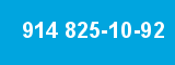 914 825-10-92 914 825-10-92